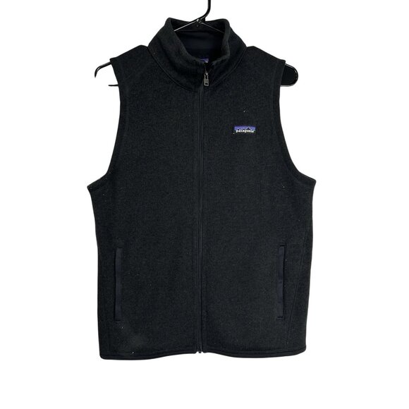 Patagonia Better Sweater Fleece Vest Women's Medium, Full Zip Black Sty 25886 - Picture 1 of 12